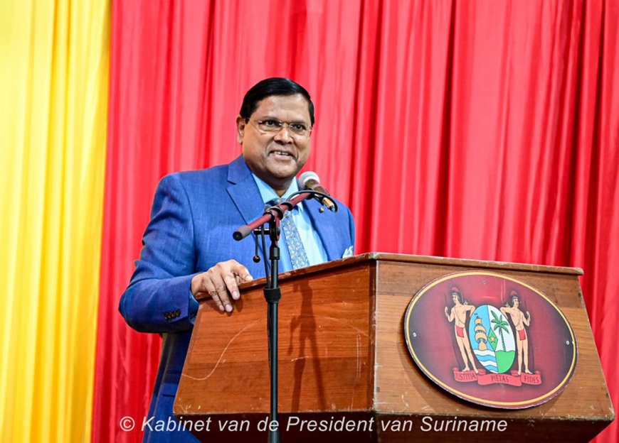 President Santokhi optimistisch over toekomst van Suriname