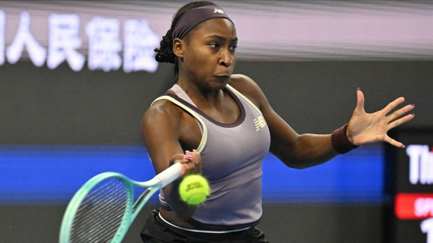 Gauff knokt zich naar finale WTA-toernooi Peking