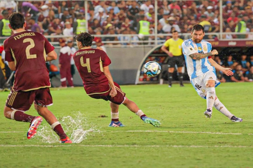 Messi wijst naar veld na ‘lelijke’ remise tegen Venezuela