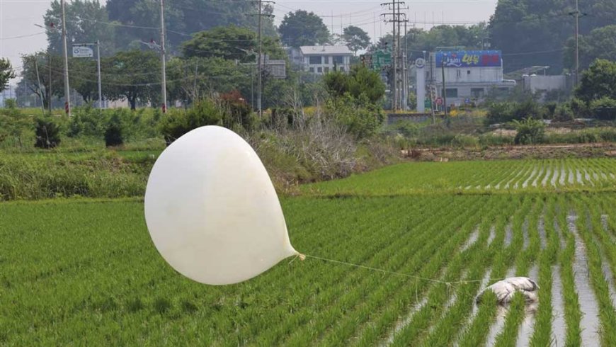 Zuid-Korea ontdekt gps-zenders in afvalballonnen uit Noord-Korea