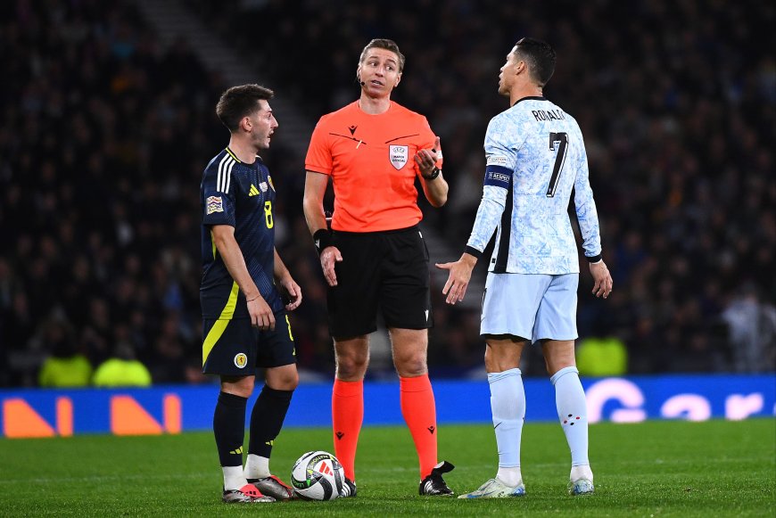 Ronaldo en Portugal woest op Belgische arbiter