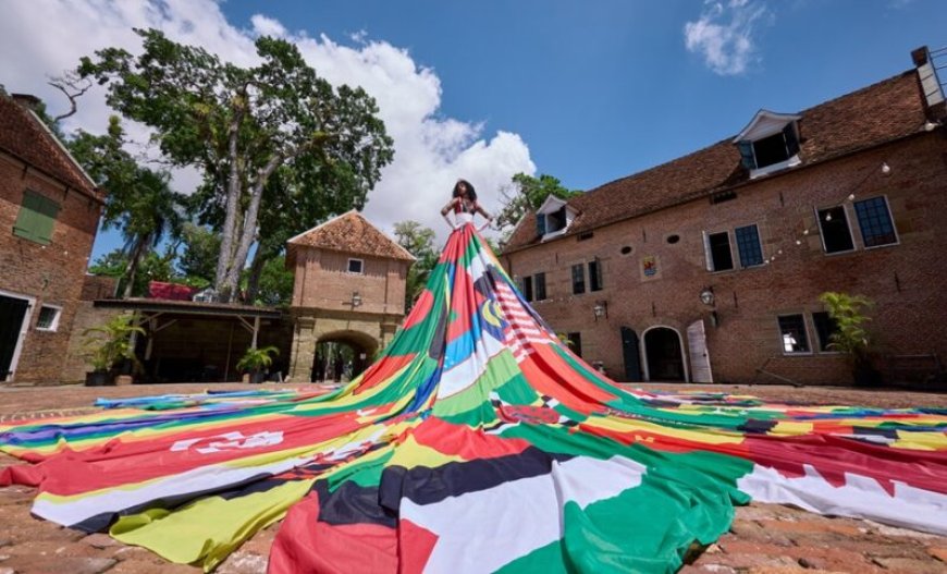 Amsterdam Rainbow Dress in Suriname tijdens Pride Month