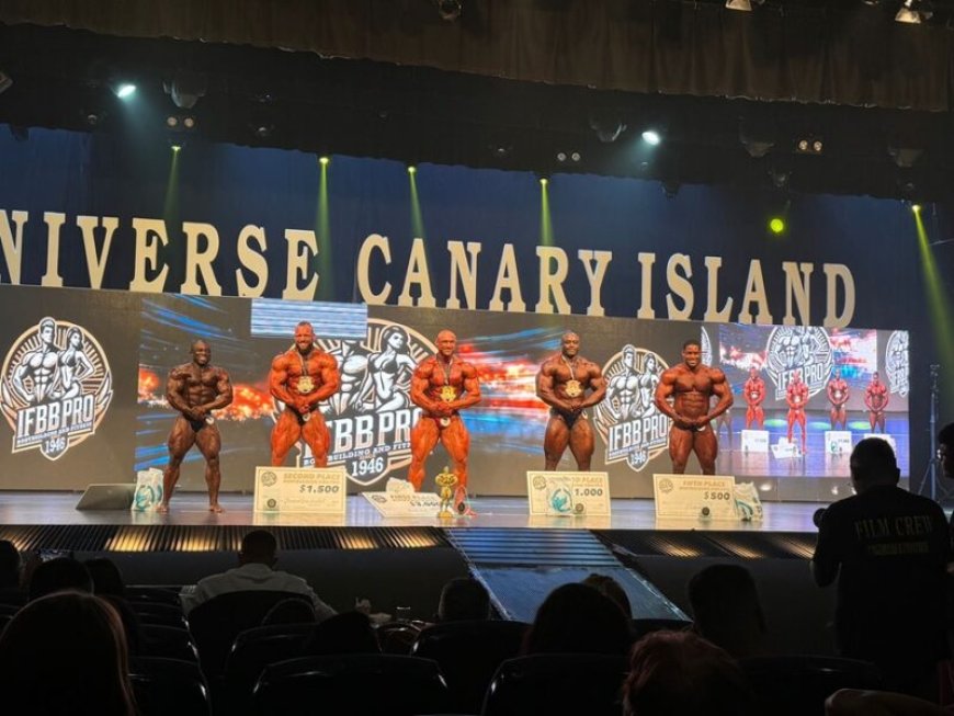 Bodybuilding: Wilson, Koese en Karg in top 5 Mr Universe Canaris