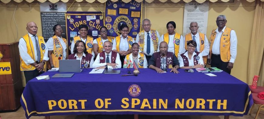 Districtsgouverneur Bezoekt Lions Clubs in Port of Spain