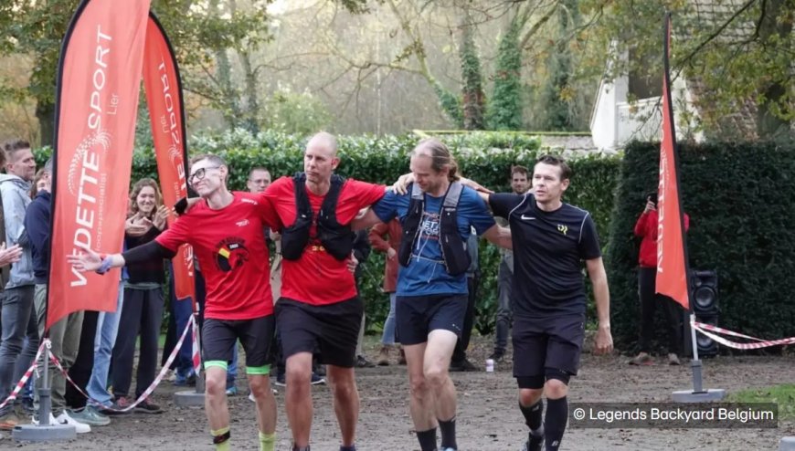 Drie Belgen lopen 109 uur lang onafgebroken rondjes, een wereldrecord