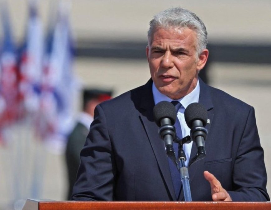 Leider van de “Israëlische” oppositie, Yair Lapid: