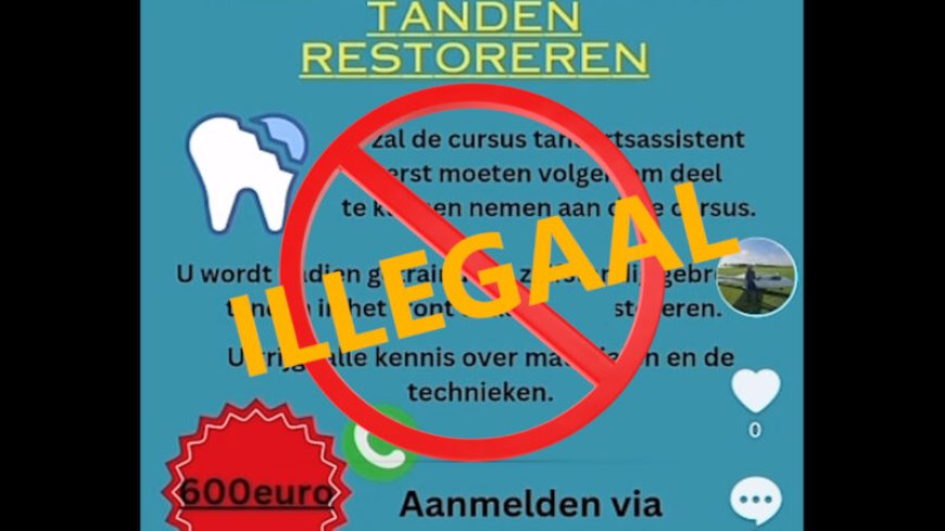 Inval bij niet-geregistreerde mondhygiënepraktijk