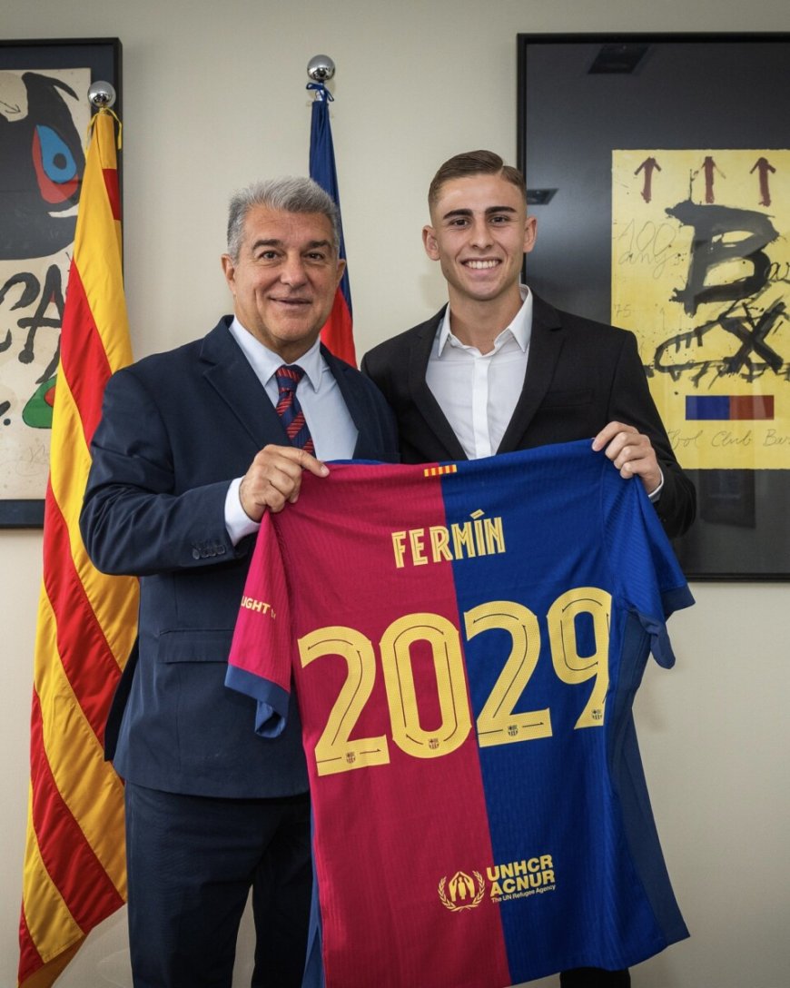 Fermín López Verzekert Toekomst bij Barcelona met Nieuw Contract**