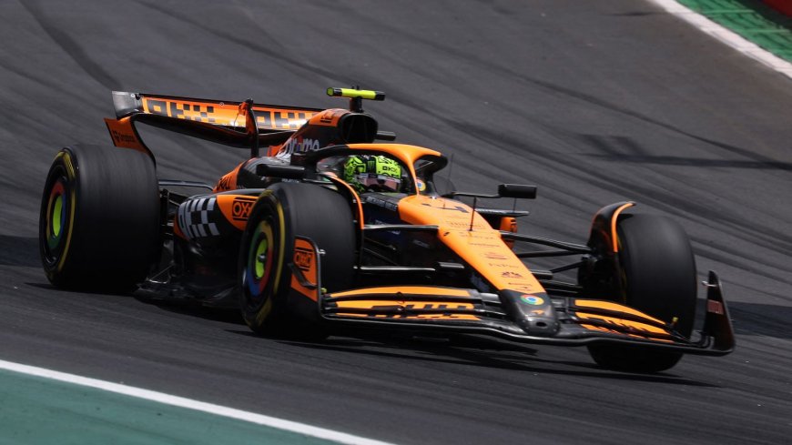 Norris wint sprintrace in Brazilië en loopt drie punten in op bestrafte Verstappen