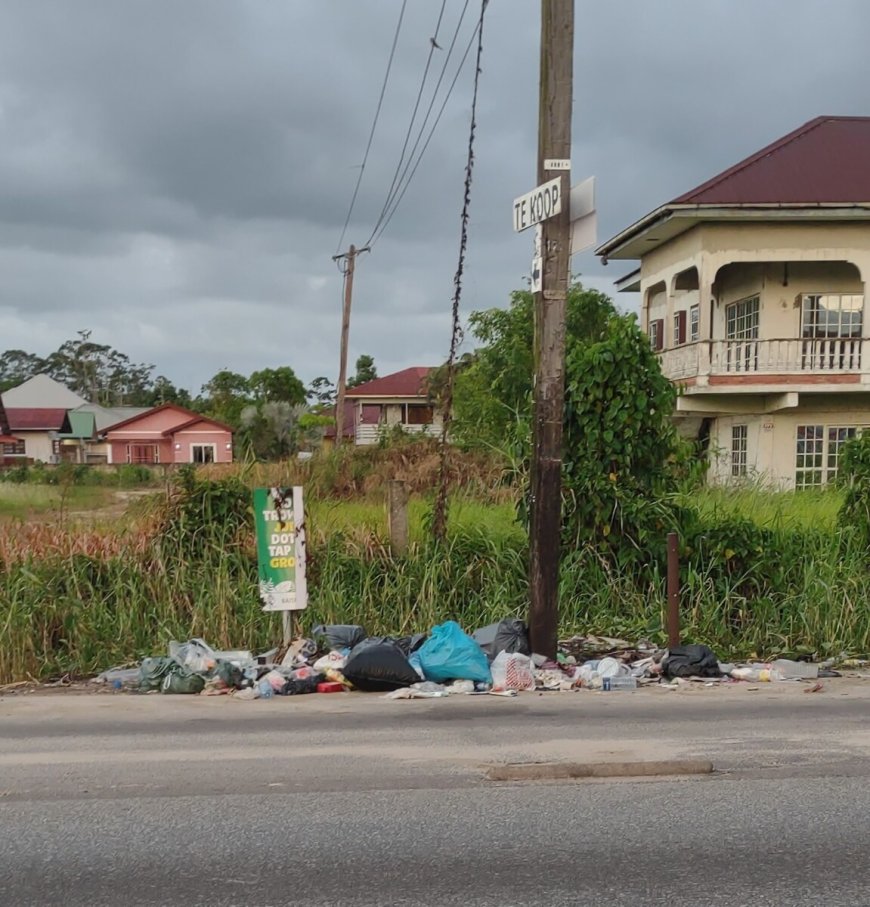 Vuilophaal beleid boycot schoon Suriname projekten