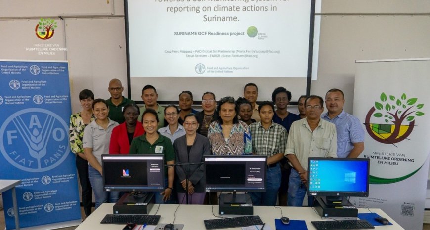 Suriname versterkt klimaatactie met workshop over bodembewaking en rapportage