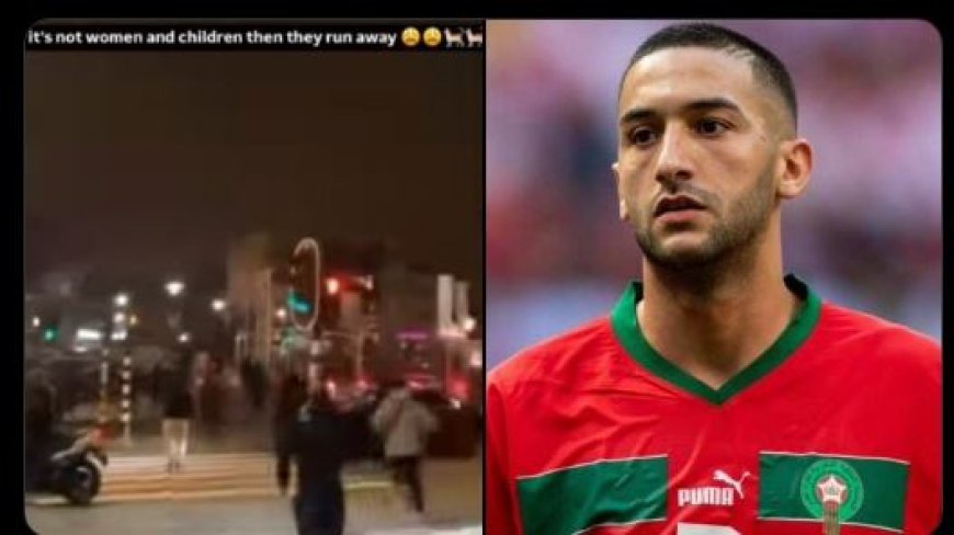 HAKIM ZIYECH MAROKKAANSE VOETBALLER MAAKT COMMENTAAR OP MACCABI TEL AVIV HOOLIGANS IN AMSTERD