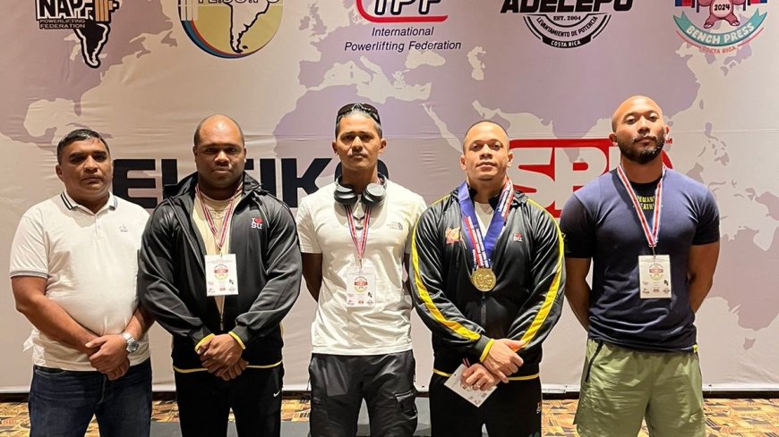 Surinaamse powerlifters behalen goud en zilver bij Pan-Amerikaanse kampioenschappen in Costa 