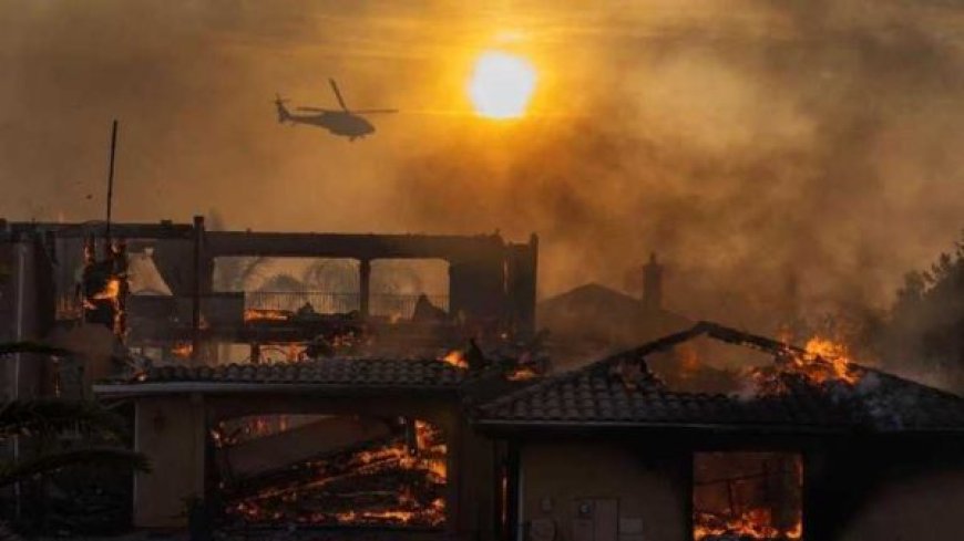 Tientallen huizen verwoest door natuurbrand Californië