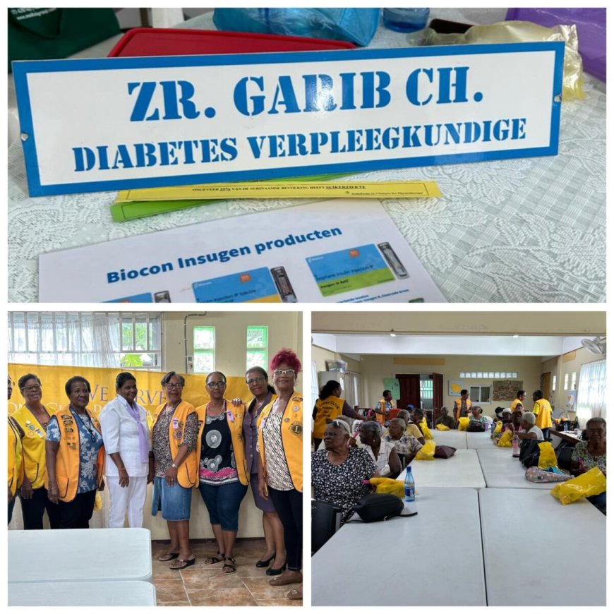 *Succesvolle Diabetesprojectdag bij EBG Kerk Bethania**