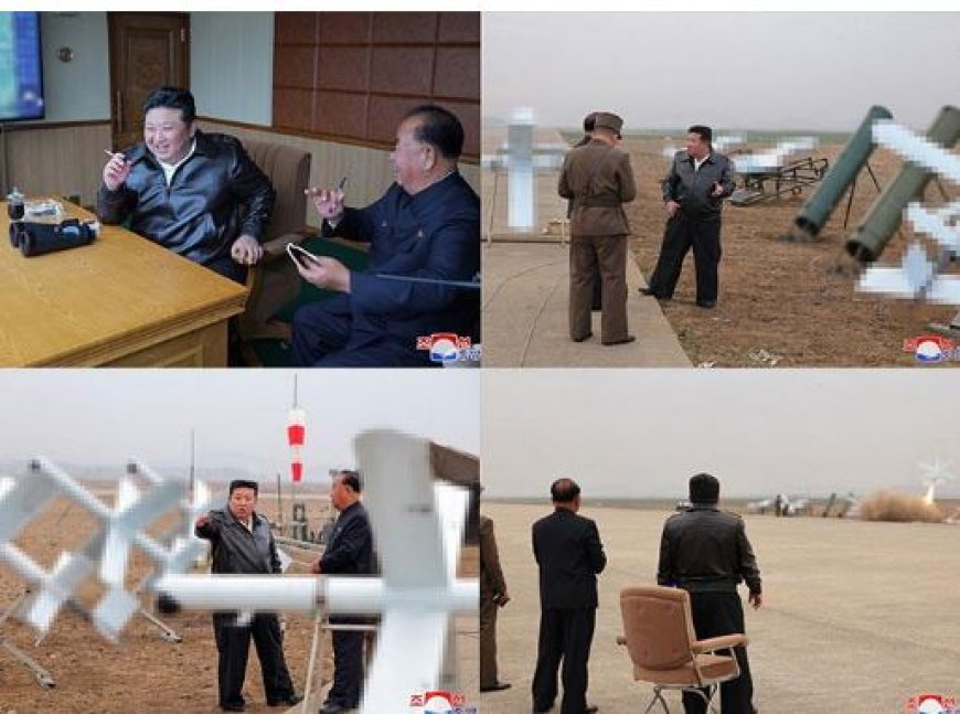 Kim Jong Un Superviseert Test van Zelfmoordaanvalsdrones**