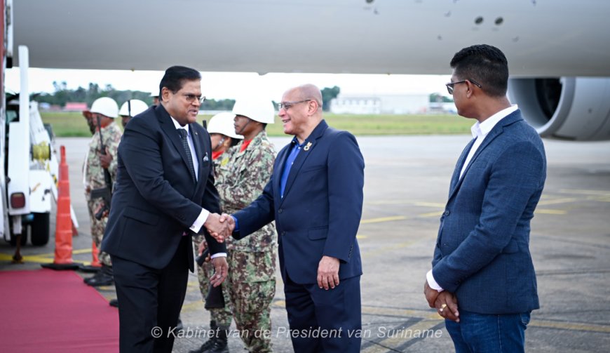 President Santokhi teruggekeerd in Suriname