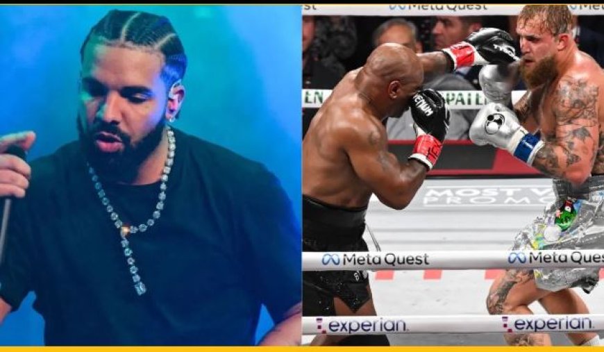 Drake verliest forse weddenschap op Tyson/Paul gevecht