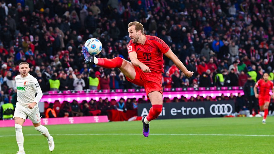 Kane troeft Haaland en Lewandowski af met 50ste Bundesliga-goal