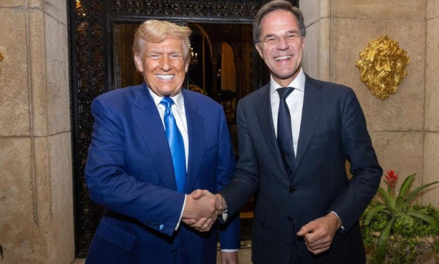 NAVO-baas Rutte en Trump praten in VS over mondiale veiligheidskwesties