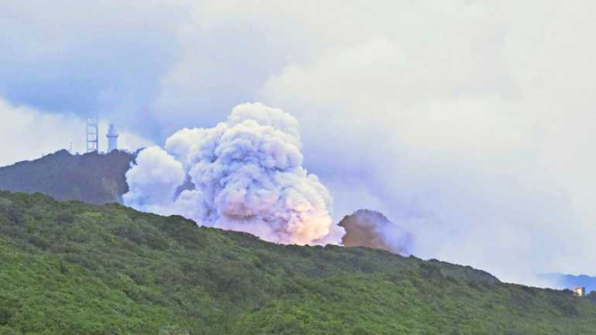 Brand breekt uit bij rakettest in Japan door ‘abnormaliteit’