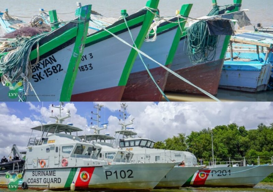 Suriname riskeert gele kaart voor illegaal vissen in Franse wateren