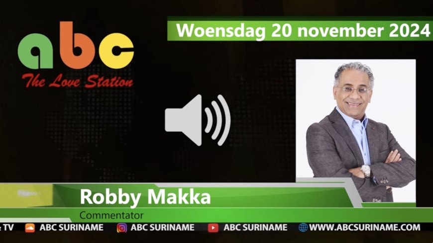 Robby Makka heeft gelogen over columnist Sunil Sookhlall