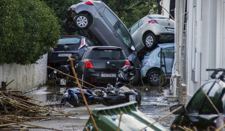 Twee doden door storm in Griekenland