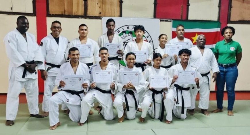 Elf judoka’s behalen eerste dan