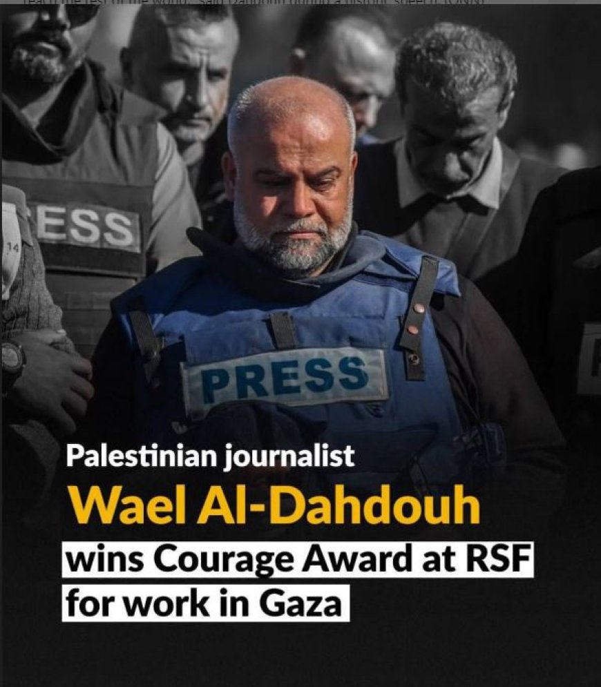 Palestijnse journalist Wael Dahdouh wint Courage Prize bij RSF Awards