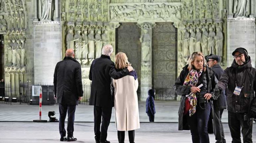 Notre-Dame in Parijs heropend na verwoestende brand: ’Een les in breekbaarheid, nederigheid e