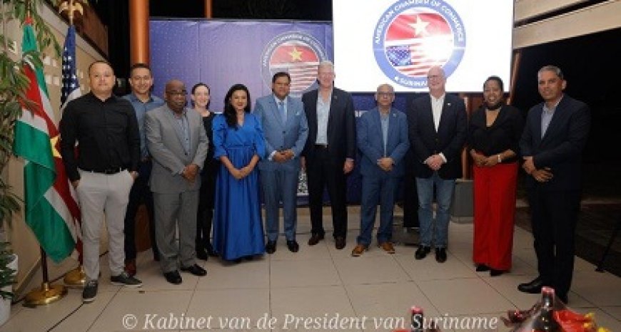 AmCham Suriname versterkt zakelijke banden met Early Christmas Business Mixer