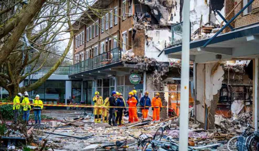 Hulpdiensten stoppen zoektocht naar slachtoffers onder puin in Den Haag