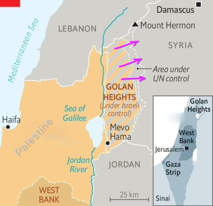 Israëlische Controle over Golan Bufferzone**