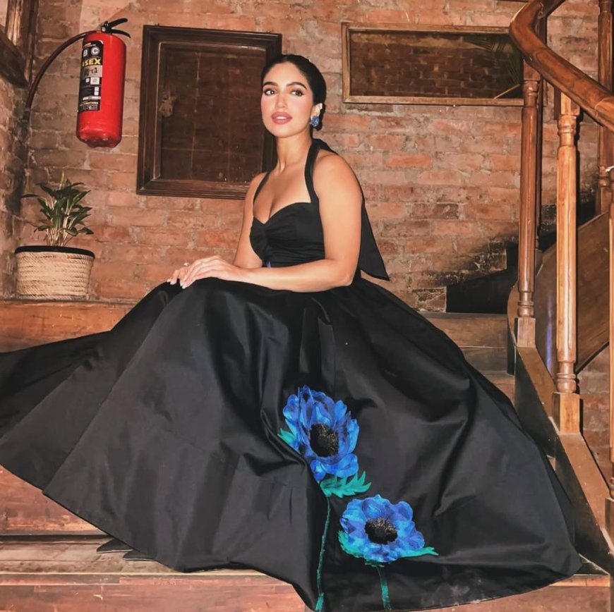 Bhumi Pednekar in black!