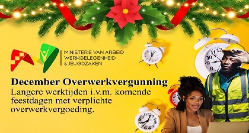 AWJ biedt overwerkvergunningen in december: 13 urige werkdag mogelijk