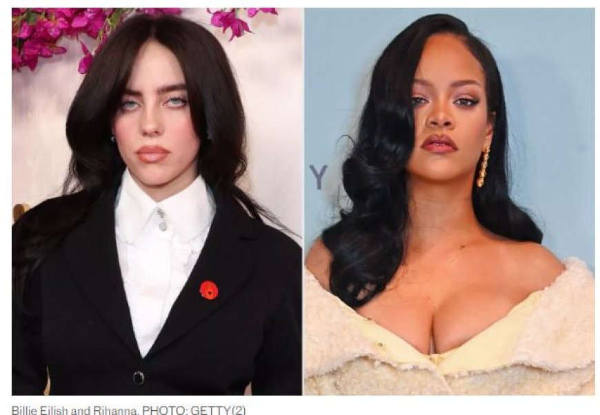 Billie Eilish staat open voor samenwerking met Rihanna: ‘Ik doe alles wat je wilt’