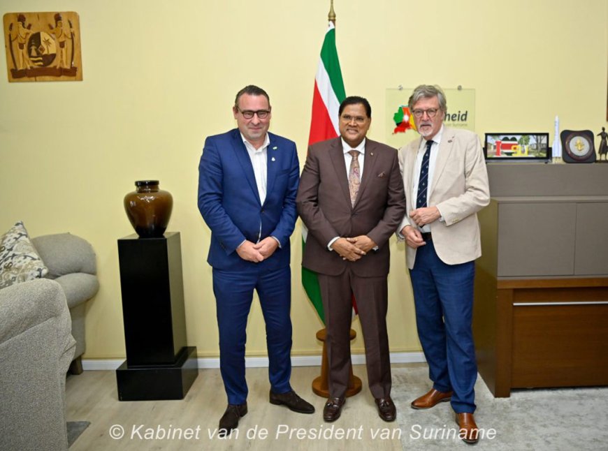 President heeft onderhoud met delegatie Hart voor Den Haag