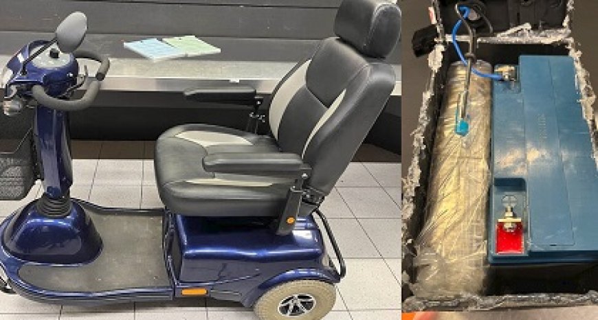 Twee jaar cel voor smokkel van cocaïne uit Suriname naar Nederland in scootmobiel