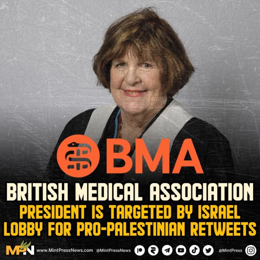 President van British Medical Association doelwit van Israëlische lobby vanwege pro-Palestijn