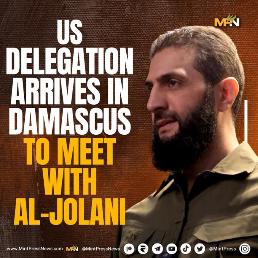 Een Amerikaanse delegatie arriveerde in Damascus om HTS-leider Abu Mohammed Al-Jolani te ontm