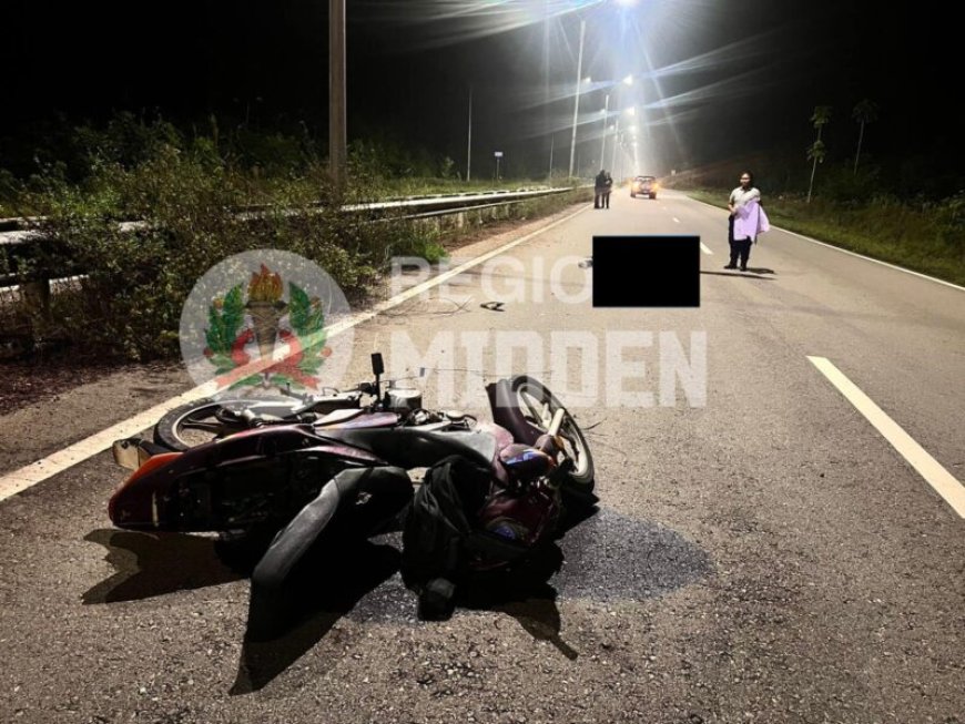 Politie treft bromfietser levenloos aan de Bouterse Highway