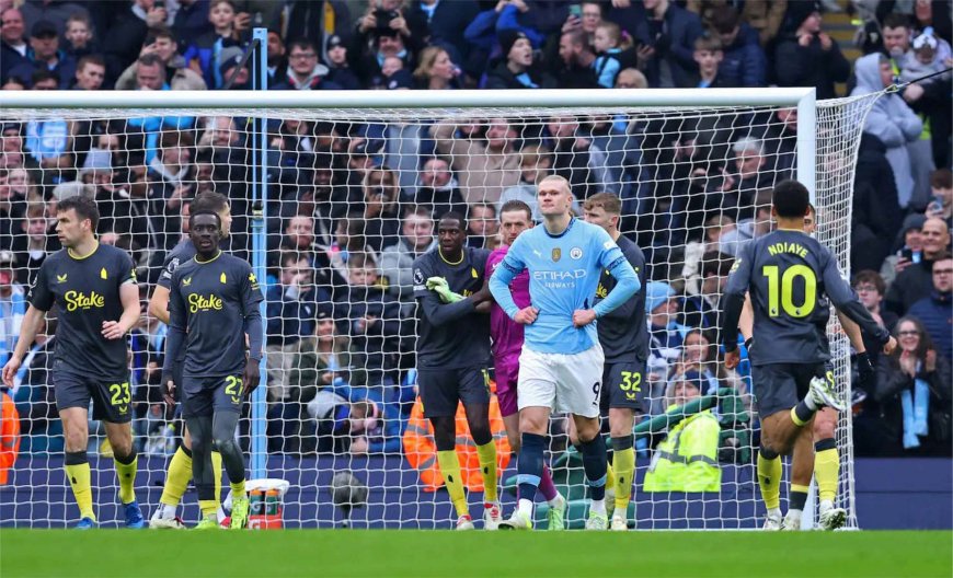 Crisis Manchester City houdt aan na moeizaam gelijkspel tegen Everton