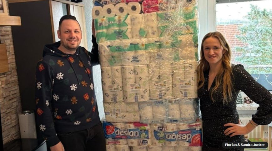 Opmerkelijk – Duitser geeft zijn vrouw met Kerst 1500 rollen toiletpapier