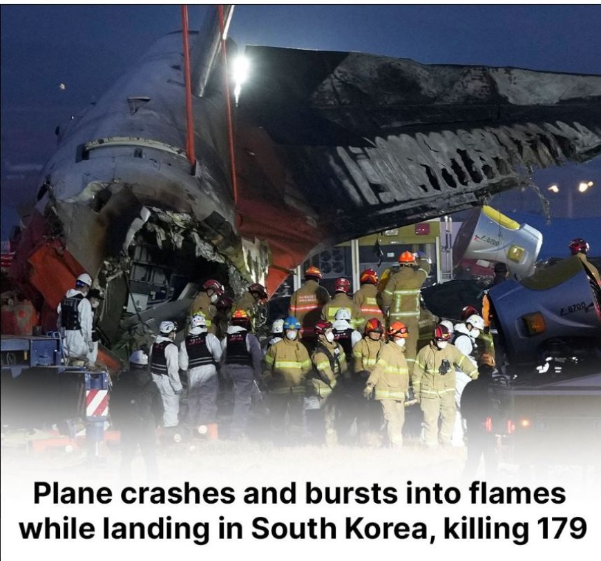 UPDATE ; Tragische Vliegtuigramp in Zuid-Korea: 179 Doden bij Crash