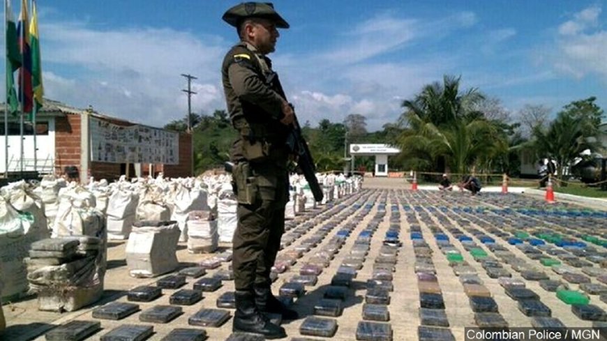 Inbeslagnames cocaïne in Colombia namen in 2024 met 14 procent toe