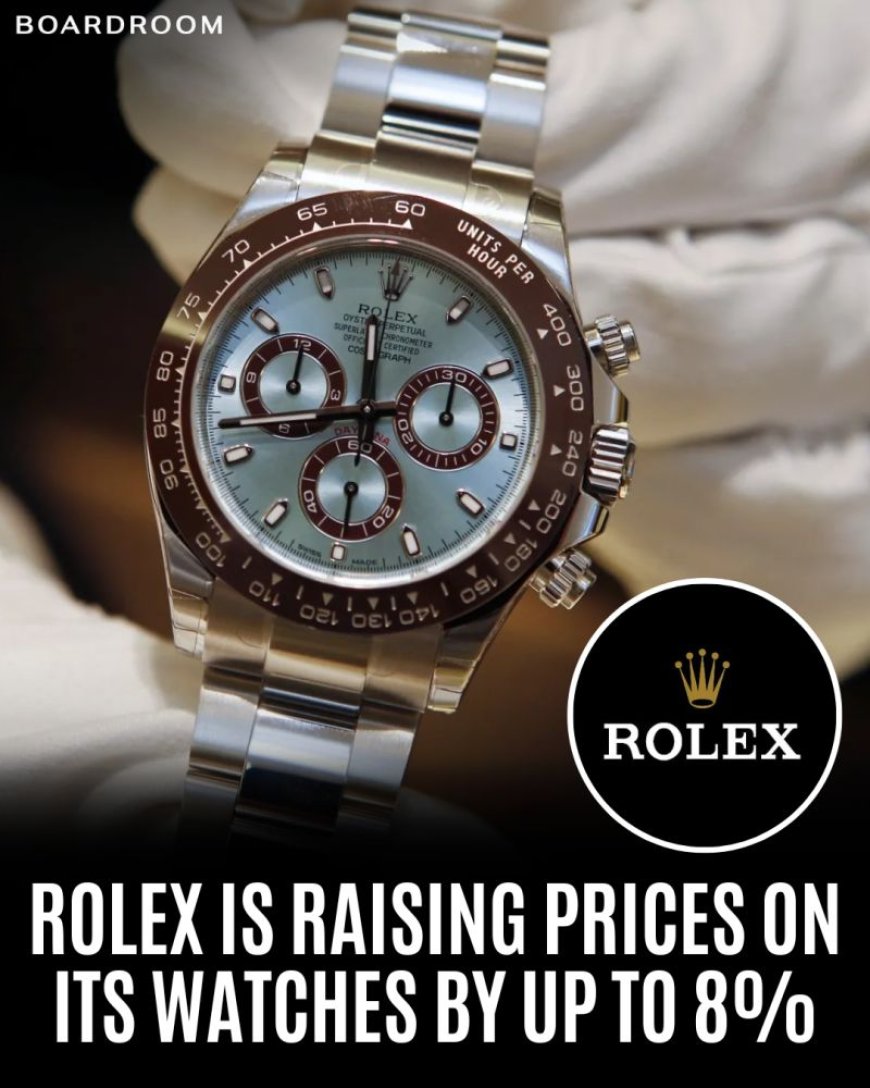 ROLEX begon het jaar met zijn jaarlijkse prijsverhoging, waardoor de kosten van geselecteerde