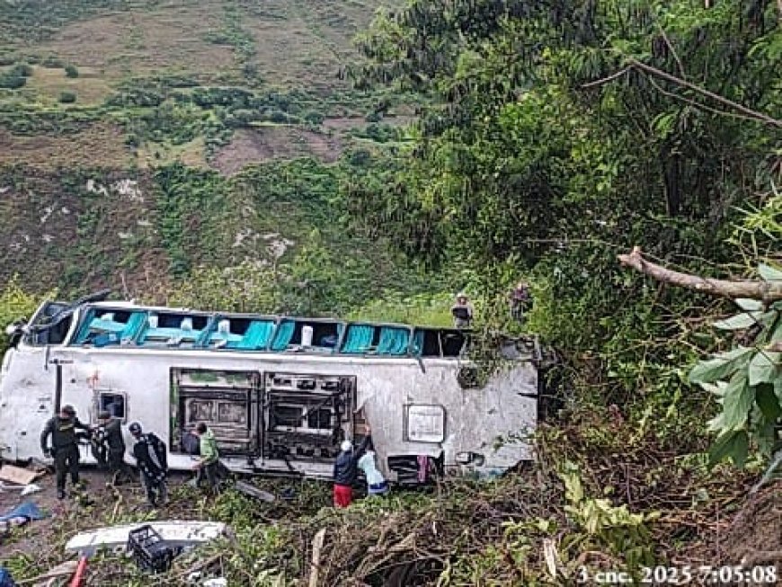 Bus stort in ravijn in Colombia: 13 doden, 29 gewonden 