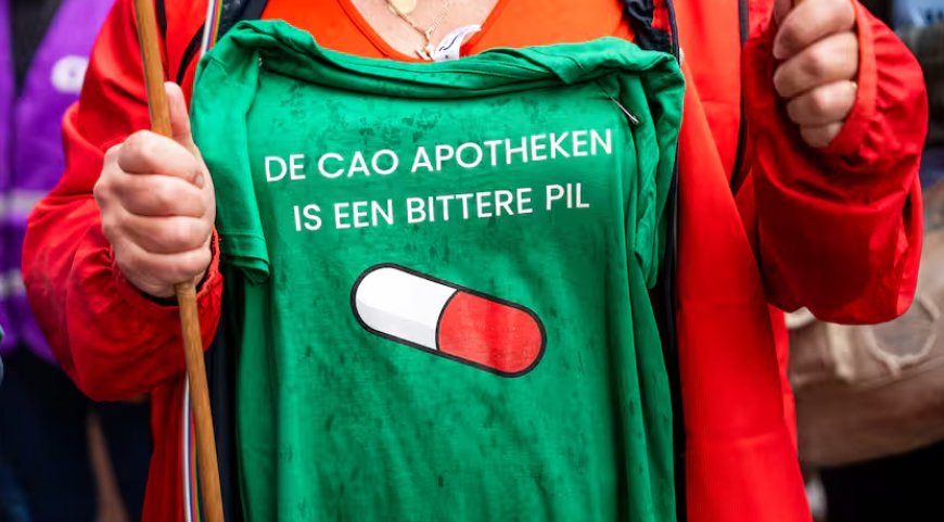 Lange rijen voor medicijnen voordat apotheekmedewerkers twee dagen staken