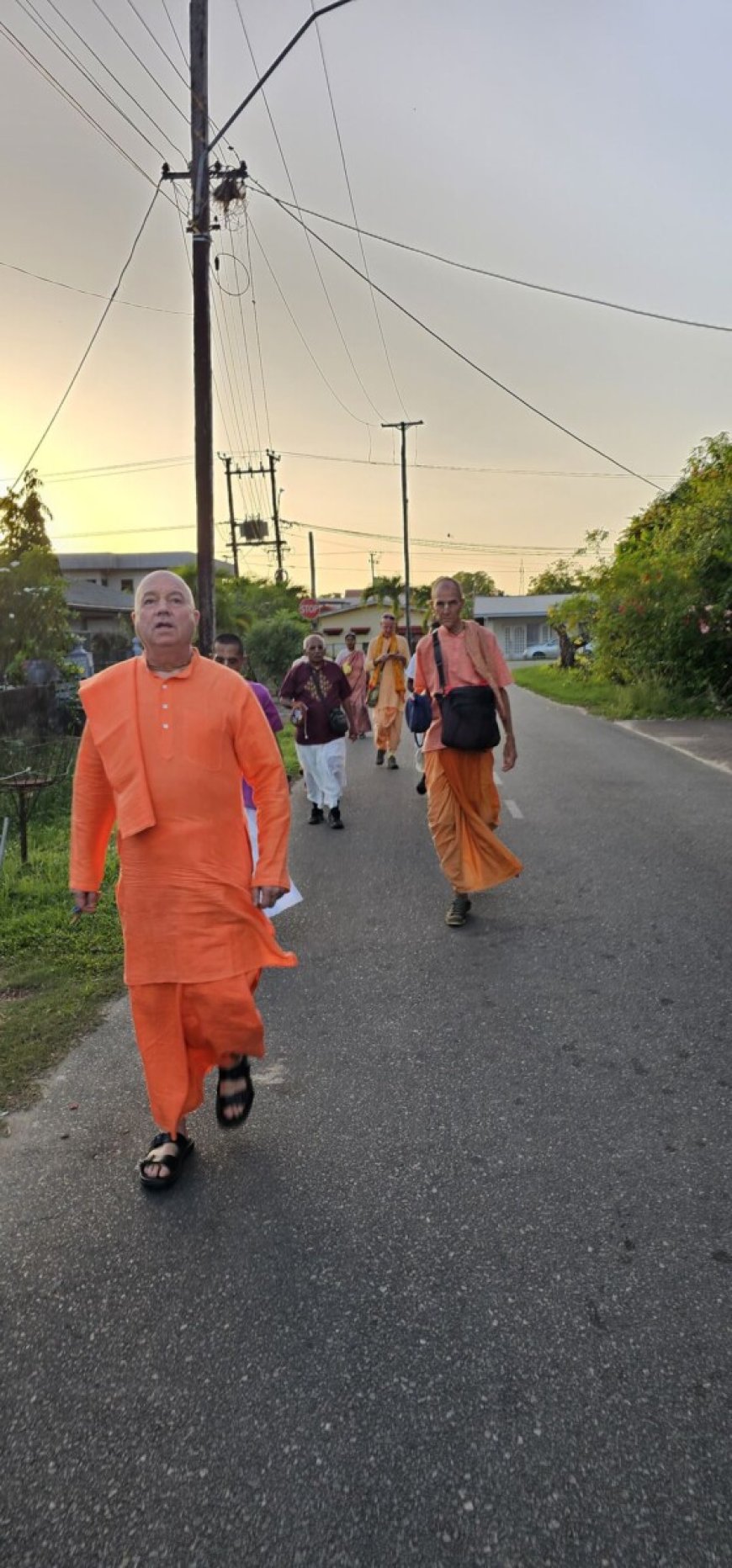 De Wandelende Monnik in Suriname: Een Inspirerende reis voor Krishna-bewustzijn